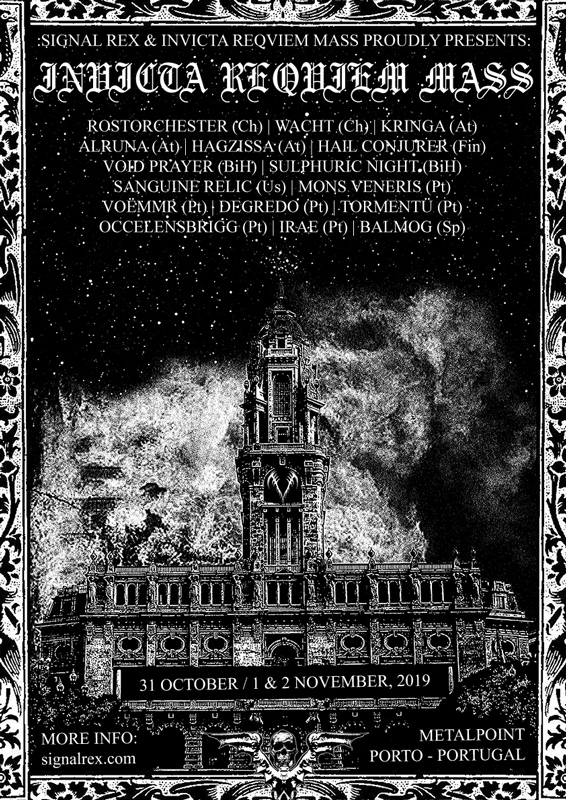 INVICTA REQUIEM MASS (Hail Conjurer, Hagzissa, Void Prayer, Mons Veneris,...) Porto 31 Oct, 1et 2 Novembre IRM-V_SRWEB